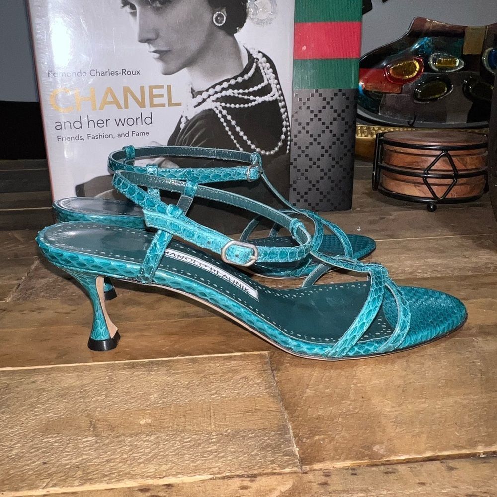Manolo Blahnik Racqui Sandals - Picture 5 of 10